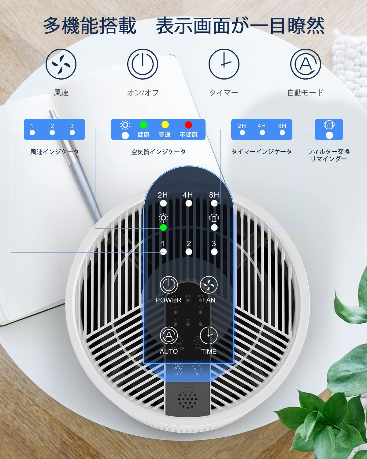 【GDAP1W専用フィルター】 AMEIFU空気清浄機 交換用フィルター hepaフィルタ